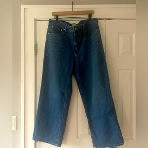 Madewell Size 33 Wideleg Jeans EUC